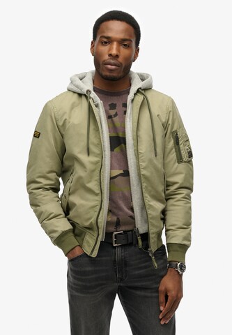 Superdry Tussenjas 'Ma1' in Groen: voorkant