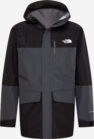 THE NORTH FACE Куртка в спортивном стиле 'DRYZZLE' в Серый: спереди