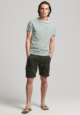 Regular Pantalon cargo Superdry en vert