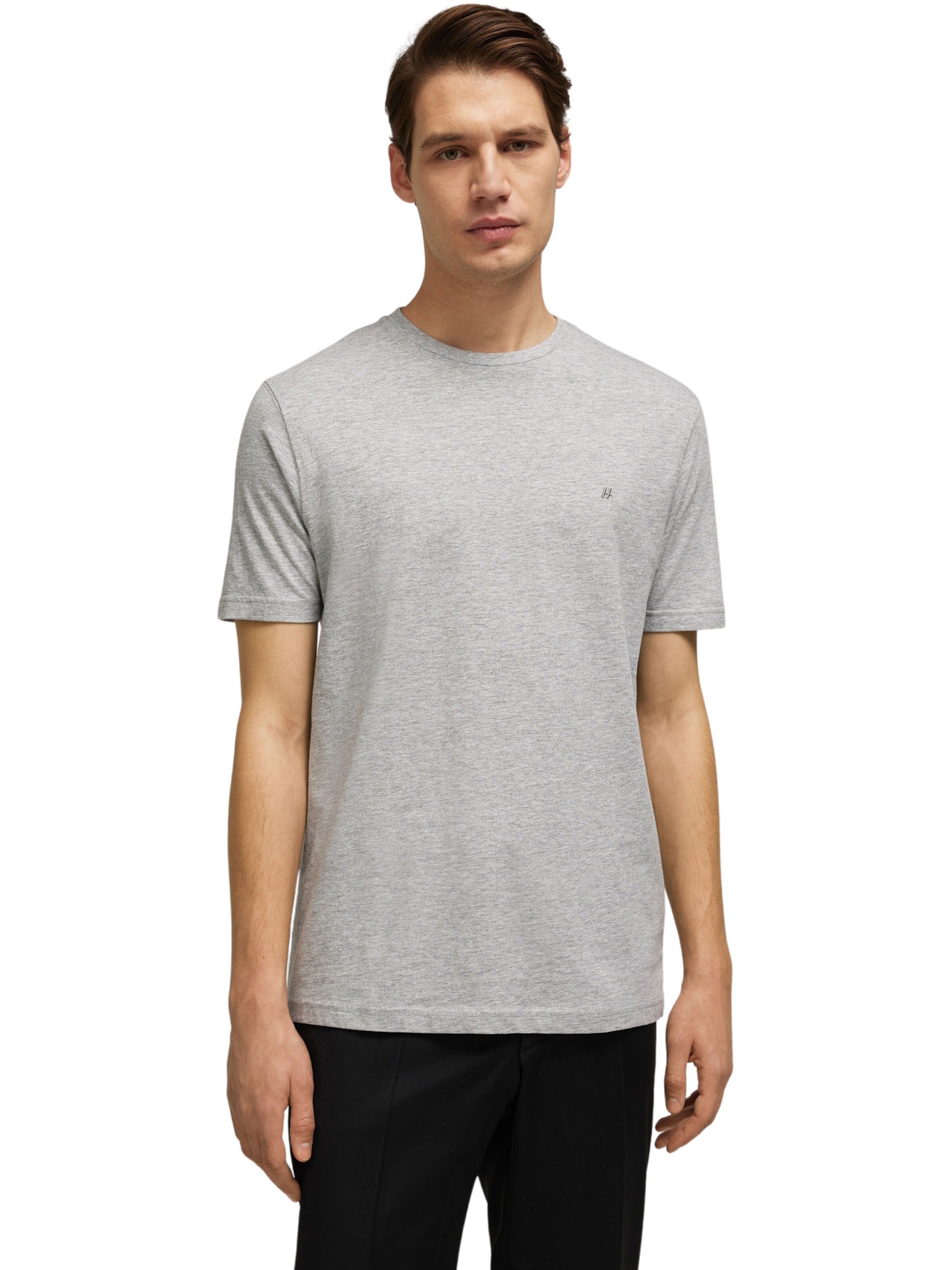 HECHTER PARIS T-Shirt in Grau: Vorderseite