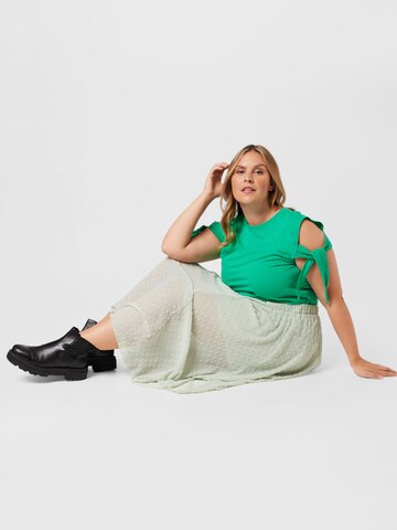 Gonna 'Shelly' di ABOUT YOU Curvy in verde