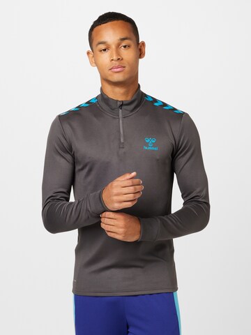 Sweat de sport 'Staltic' Hummel en gris : devant