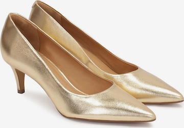 Kazar - Zapatos con plataforma en oro