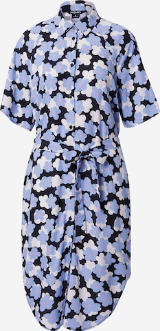 Robe-chemise Monki en bleu : devant