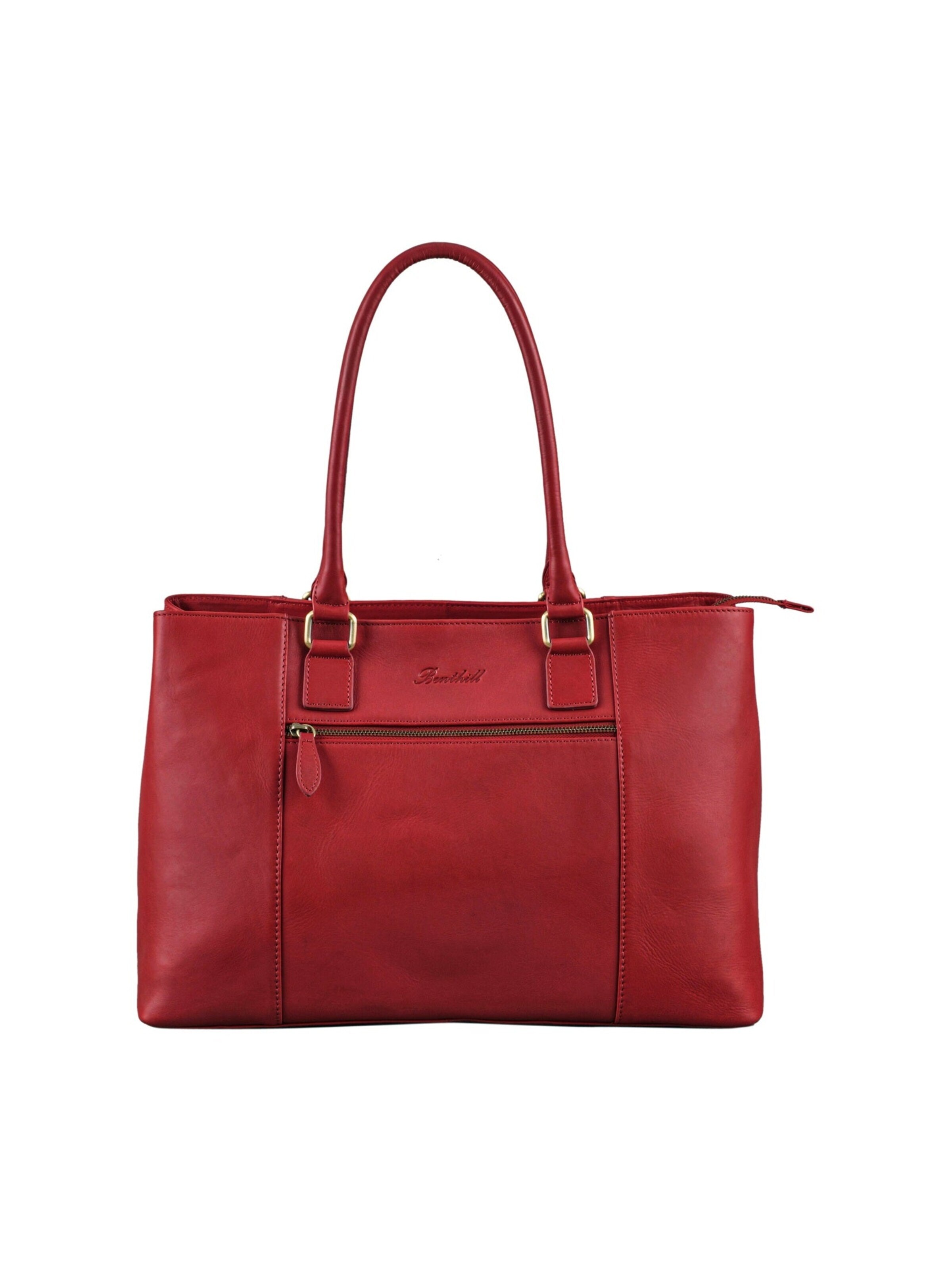 Benthill Handbag in Red: front