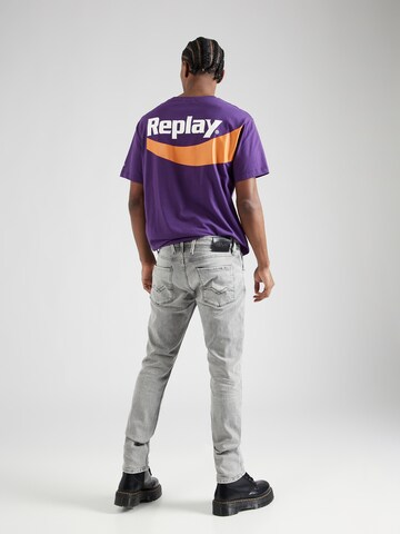 REPLAY Regular Jeans 'ANBASS' in Grau