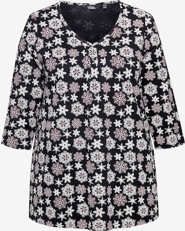 Ulla Popken Shirt in Black: front