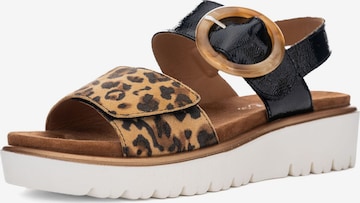 Sandales ARA en noir : devant