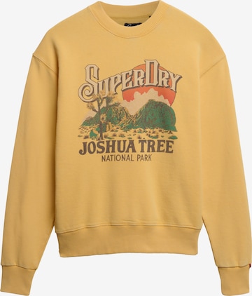 Superdry & Co Sweatshirt in Geel: voorkant