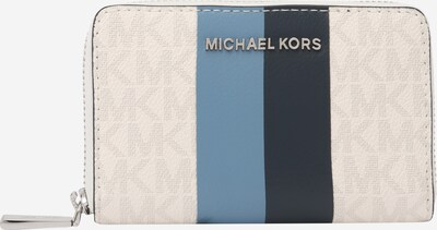 Portofel MICHAEL Michael Kors pe bleumarin / albastru fumuriu / gri taupe / alb, Vizualizare produs