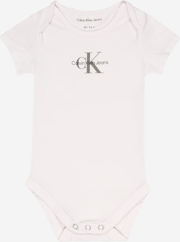 Calvin Klein Jeans Romper/Bodysuit in White: front