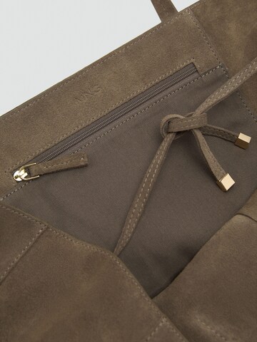 MANGO Torba shopper 'Bassi' w kolorze zielony