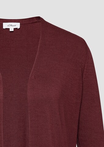 s.Oliver Gebreid vest in Rood