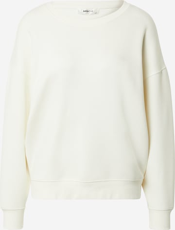 Sweat-shirt 'Ima' MSCH COPENHAGEN en blanc : devant