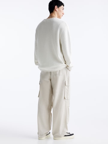 Pull-over Pull&Bear en blanc