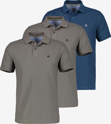 LERROS Shirt 'Basic' in Grau: Vorderseite