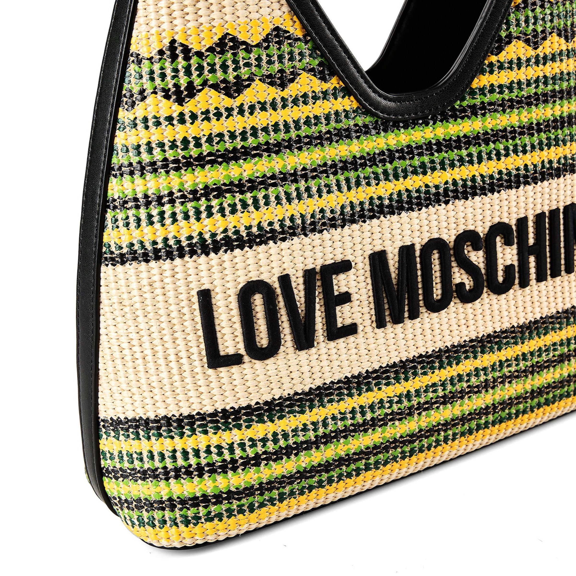 Sac bandoulière 'Sunset Stripes' Love Moschino en vert