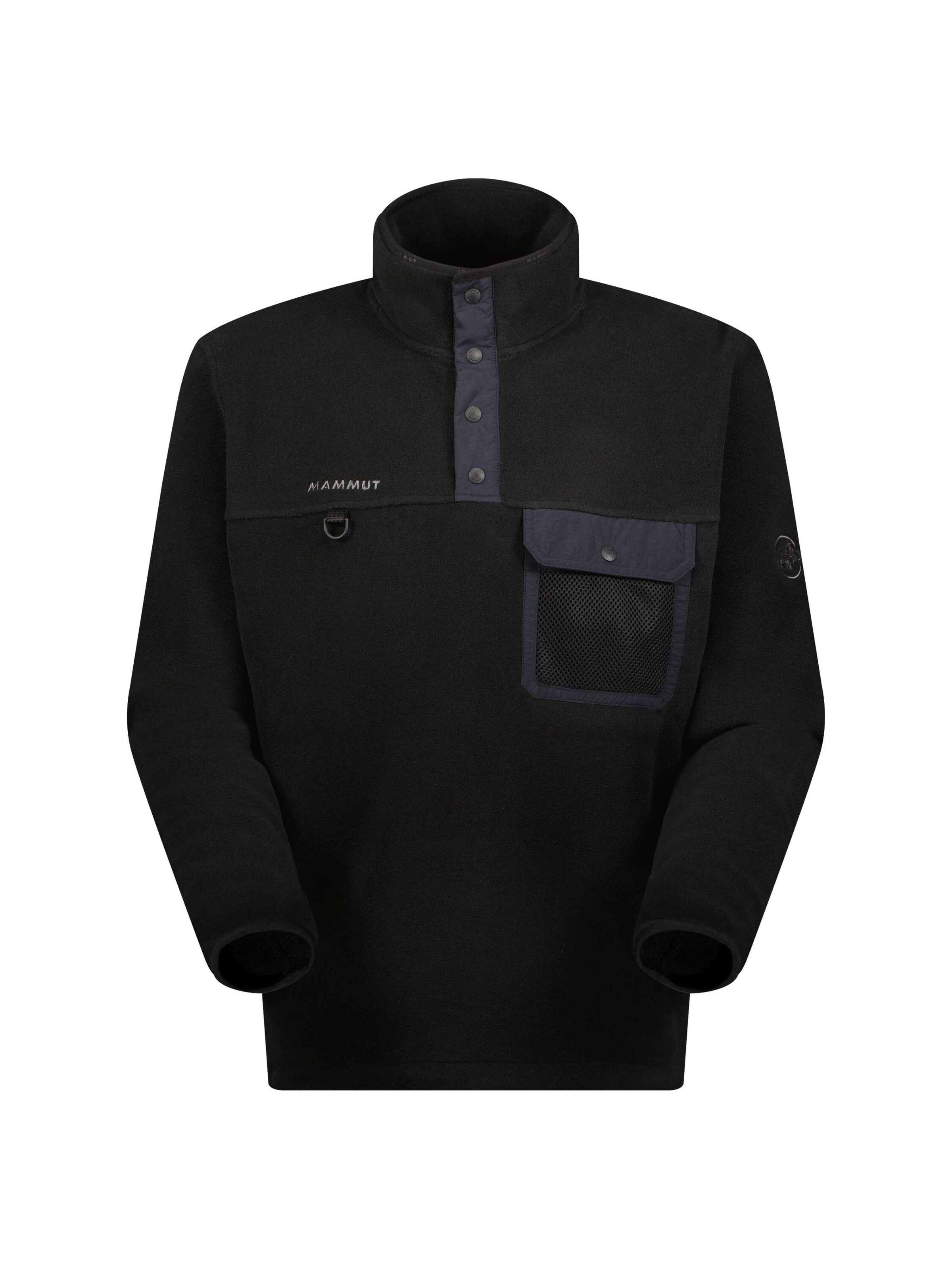 MAMMUT Athletic Sweatshirt in Black: front