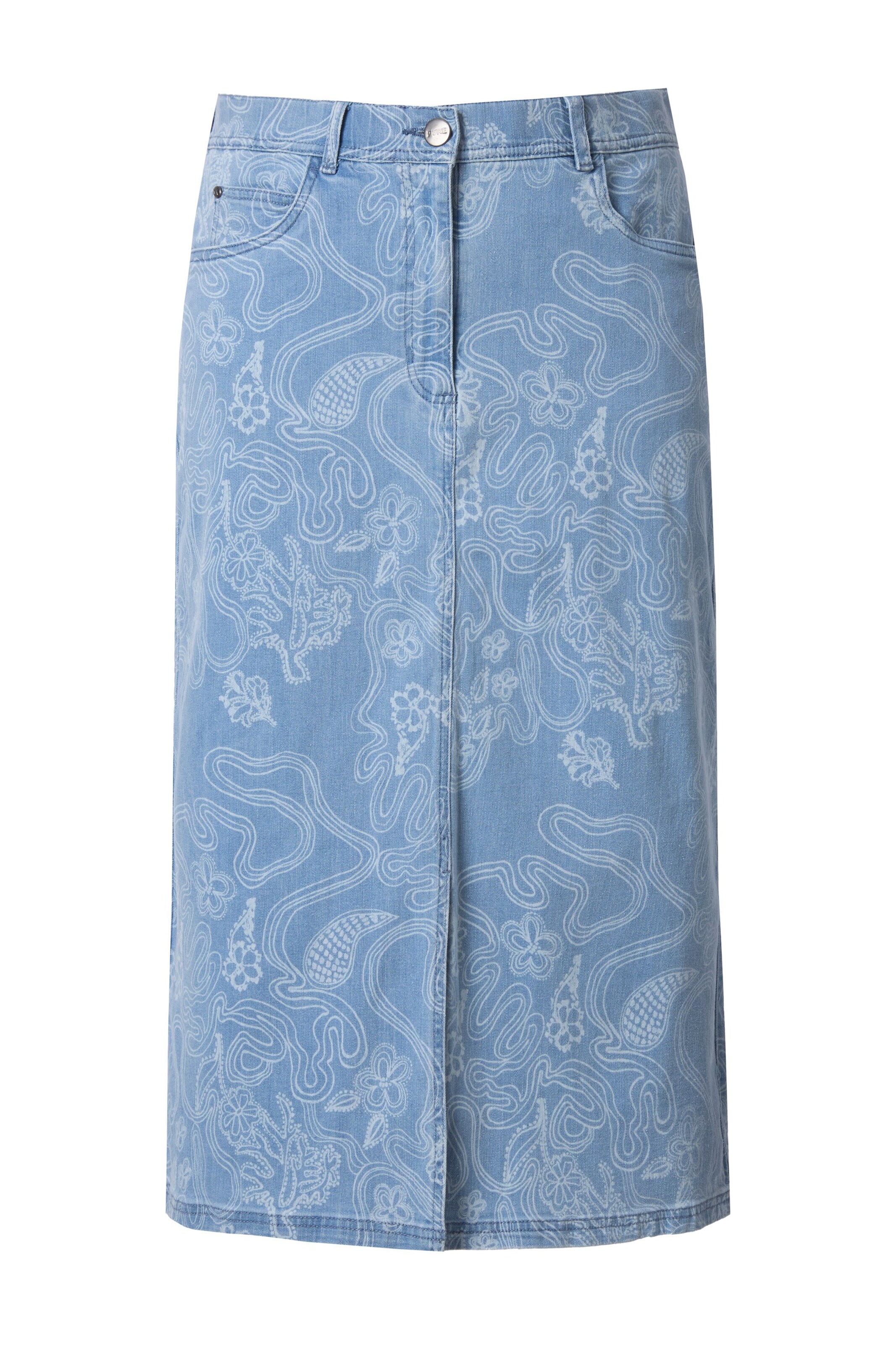 Ulla Popken Skirt in Blue: front
