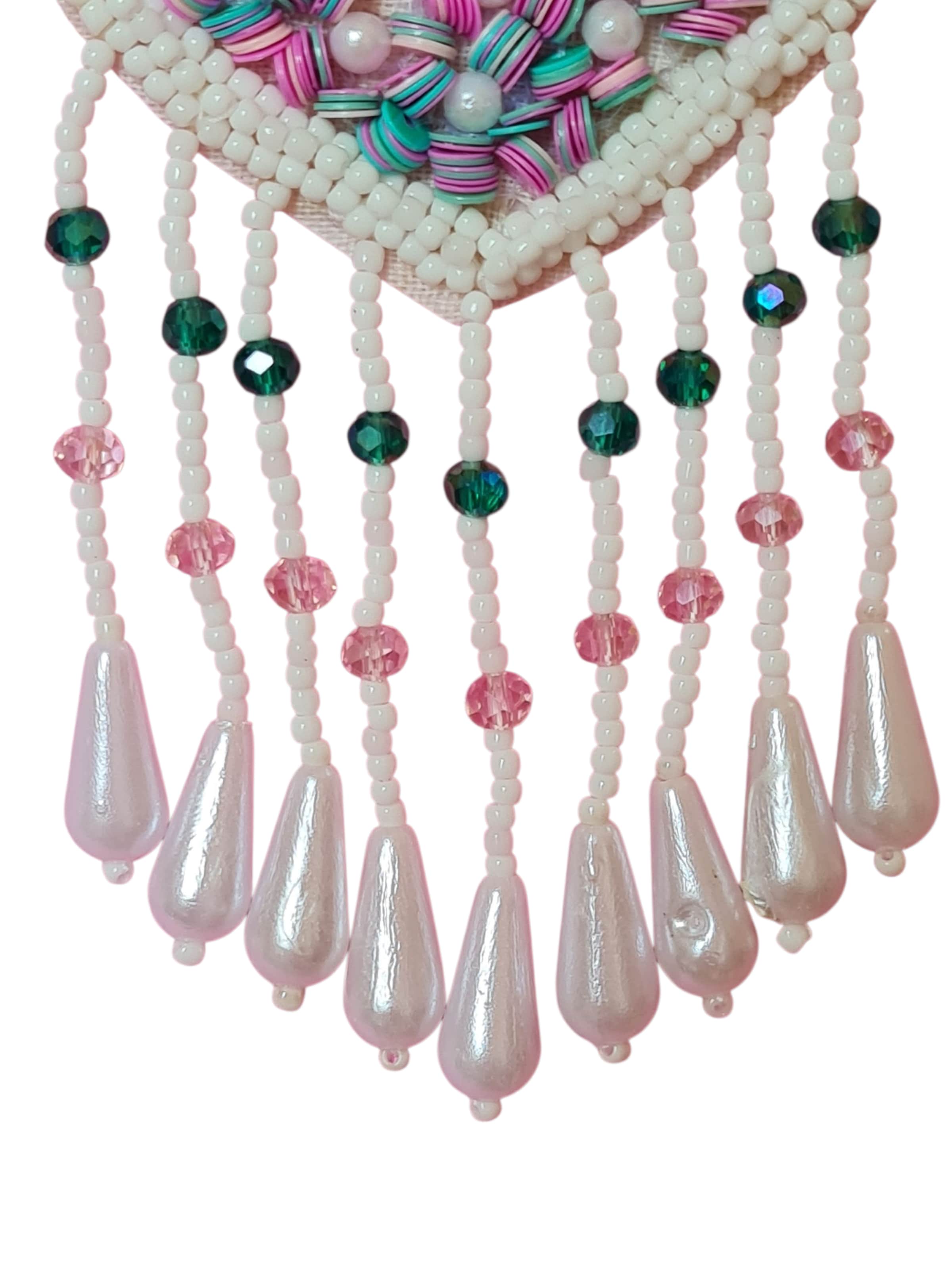 PfauGermany Earrings 'Heart Beat' in White