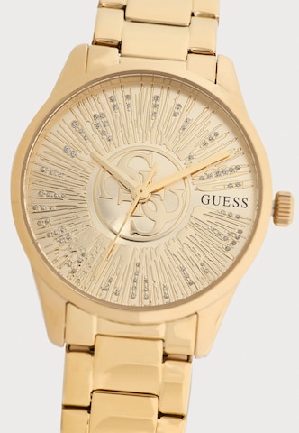 GUESS Analog klocka 'Celestial' i guld