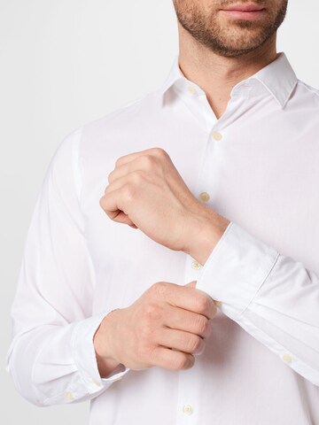 OLYMP Slim fit Business Shirt in White