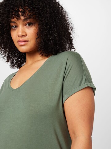 Vero Moda Curve T-Shirt 'Aya' in Grün