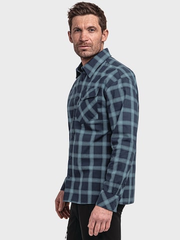 Coupe regular Chemise fonctionnelle 'Poplar' Schöffel en bleu