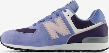 Baskets '574' new balance en violet : devant