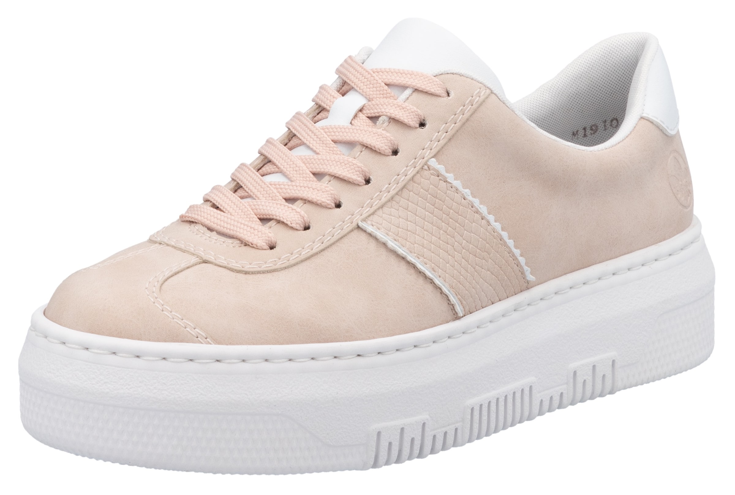 Rieker Sneakers in Pink: front