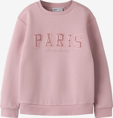 Felpa di NAME IT in lilla: frontale