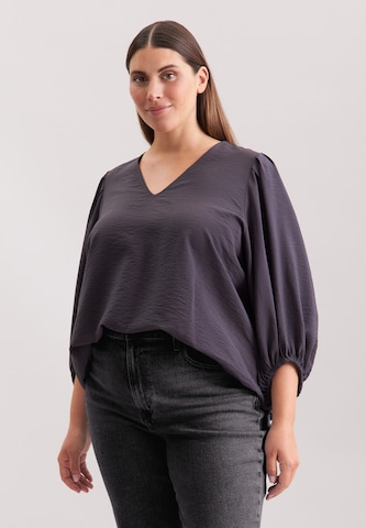 SEIDENSTICKER Blouse ' Schwarze Rose ' in Grey: front
