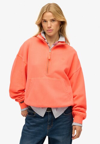Superdry & Co Sweatshirt in Orange: front