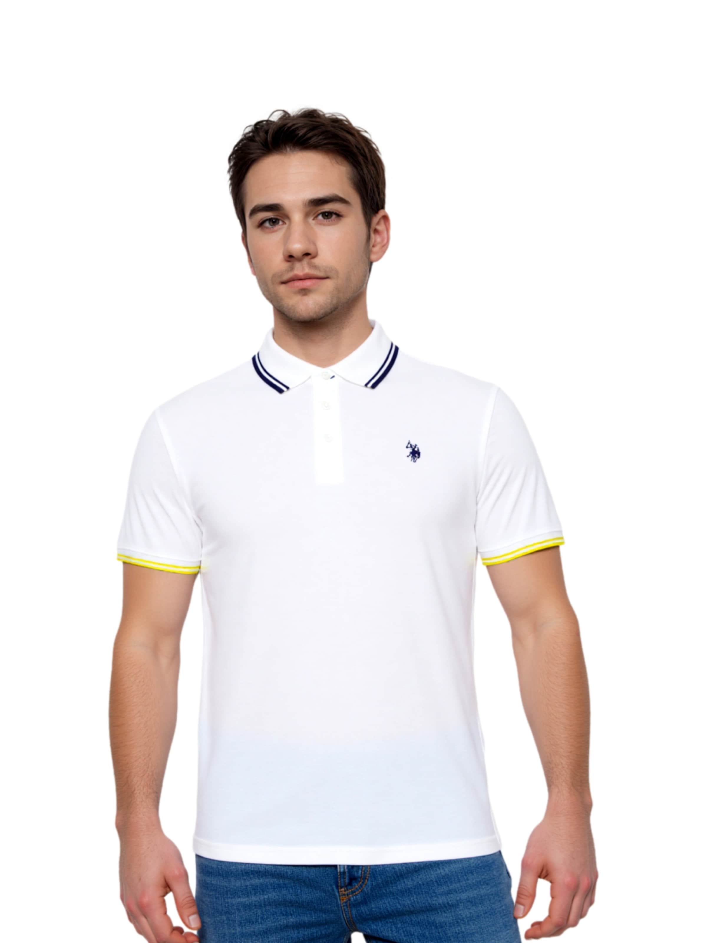 U.S. POLO ASSN. Tričko - Biela: predná strana