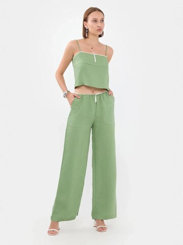 HiccupPidžama hlače 'Lounge-Hosen' - zelena boja