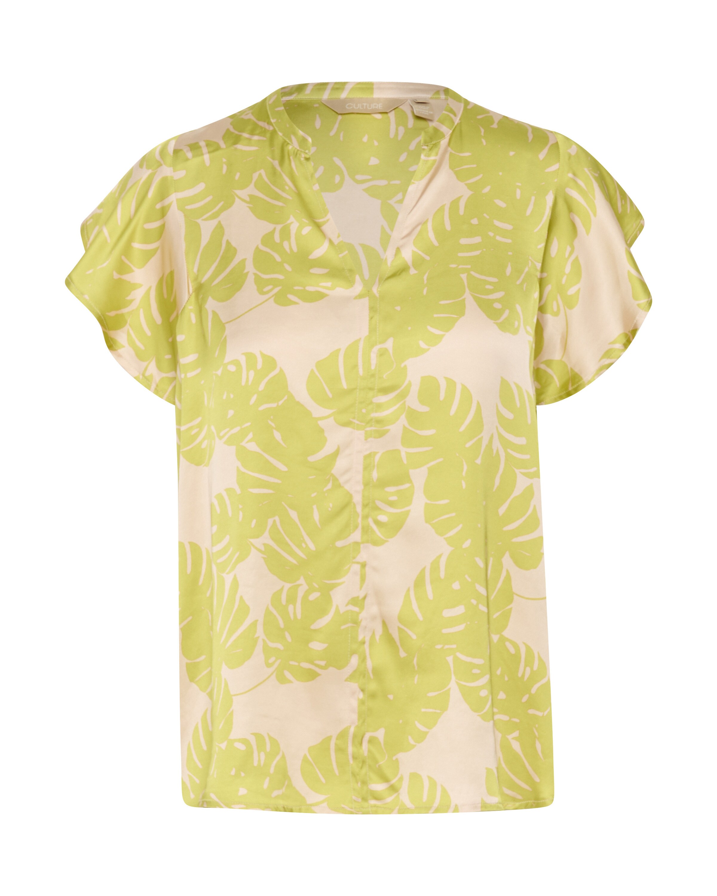 CULTURE Bluse 'Miso Berna' in Grün: Vorderseite