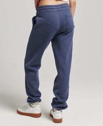 Effilé Pantalon 'Vintage Collegiate' Superdry en bleu