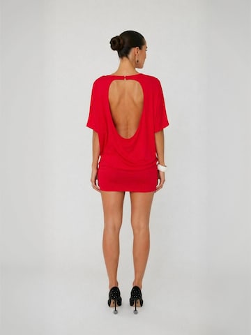 Crās - Vestido ' Blakecras ' en rojo