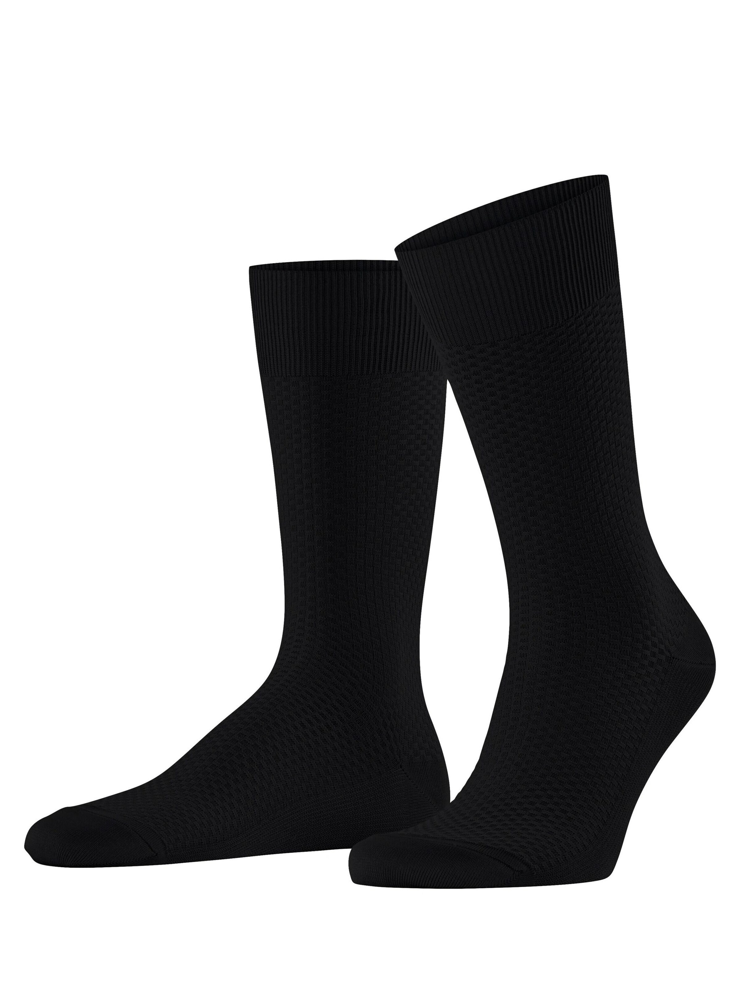 FALKE Socks 'Tiago Special Edition' in Black: front