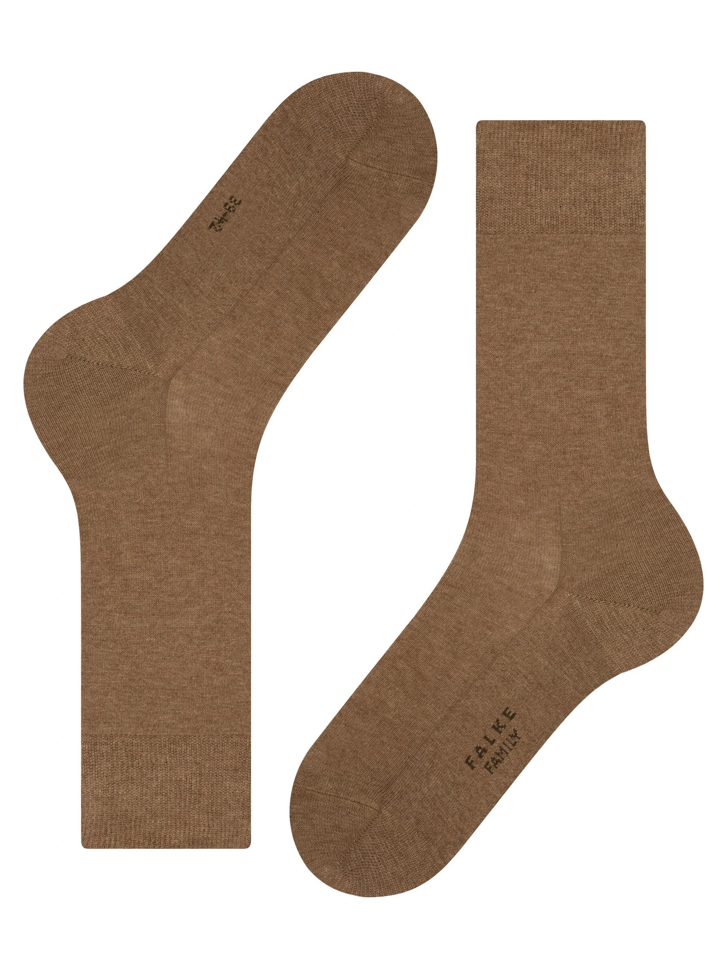FALKE Socks 'Family' in Brown