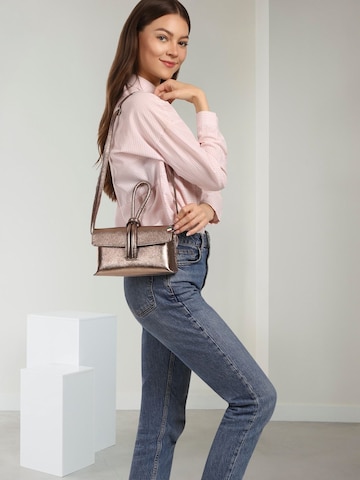 Sac folklorique Florence en marron : devant
