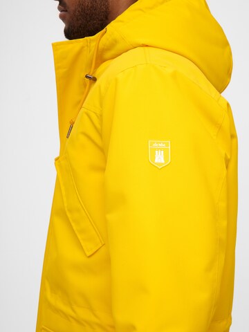 Derbe Winter Parka 'Festholm' in Yellow