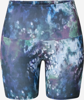 Onzie Skinny Workout Pants in Blue: front