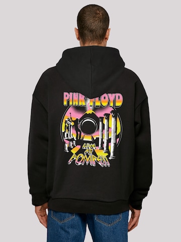 F4NT4STIC Sweatshirt 'Pink Floyd Live At Pompeii Volcano' in Black: front