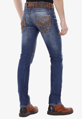 CIPO & BAXX Regular Jeans 'Western' in Blau