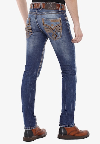 CIPO & BAXX Regular Jeans 'Western' in Blauw