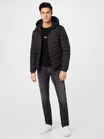 TOMMY HILFIGER - Chaqueta de entretiempo en negro