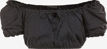 FRESHLIONS Top 'FREDERIKE' in Schwarz: Vorderseite