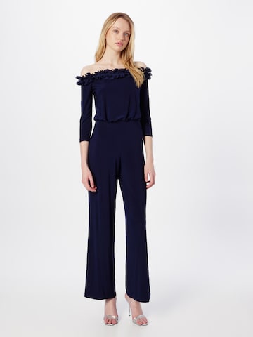 Adrianna Papell Jumpsuit in Blue: front