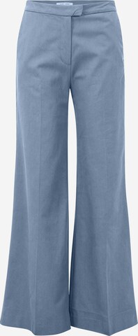 Samsøe Samsøe Bootcut Pantalon in Blauw: voorkant